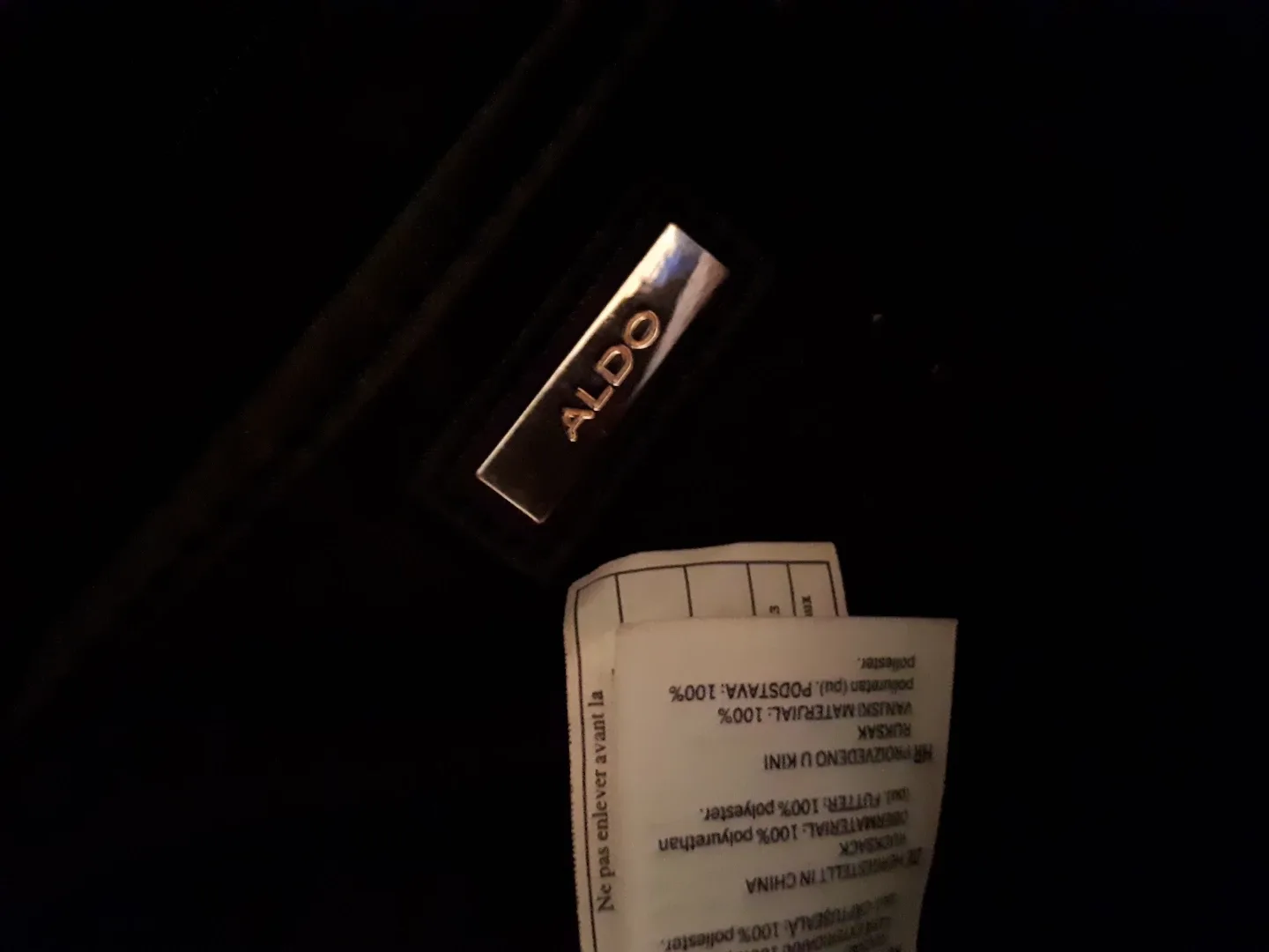 ALDO Black Backpack image indicator(8)