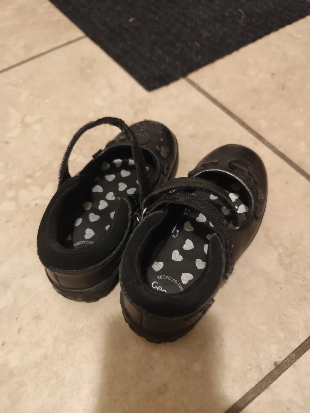 George Black Girls Shoes Size 8