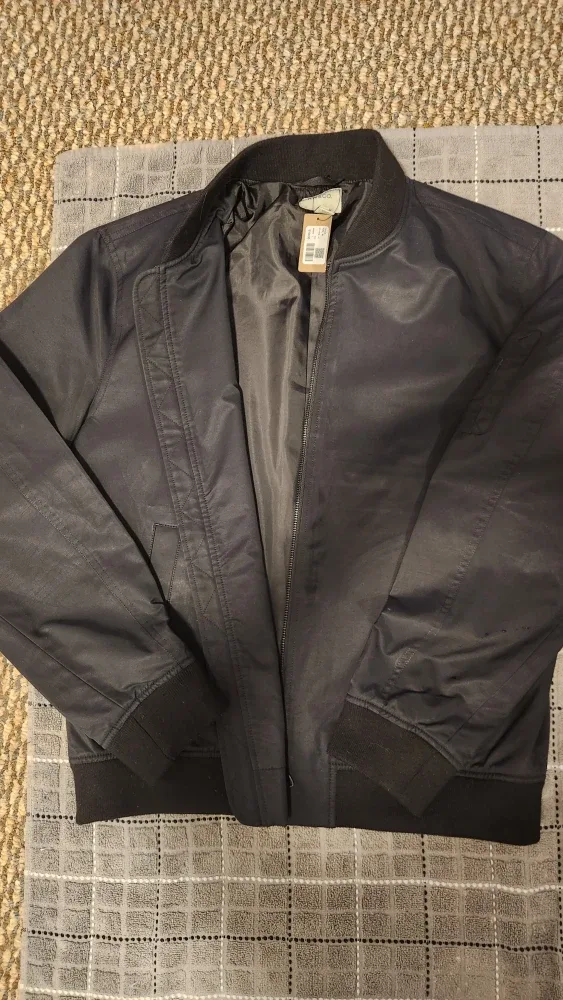 RW&CO. Black Bomber Jacket - Size M