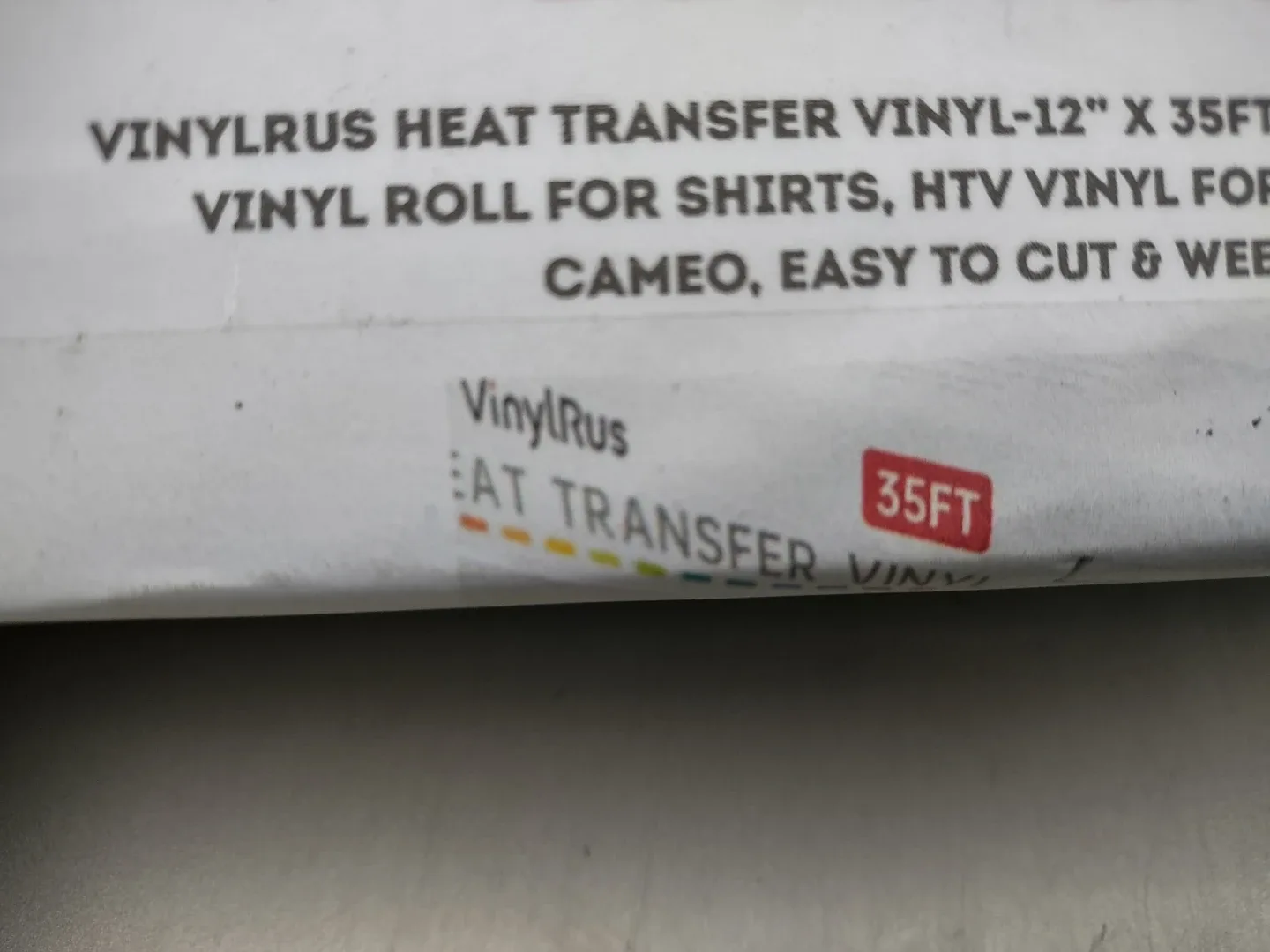 VinylRus Heat Transfer Vinyl - 12" x 35ft image indicator(5)