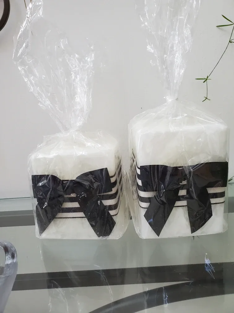 $5 for a Pair of Decorative Candles with Bows