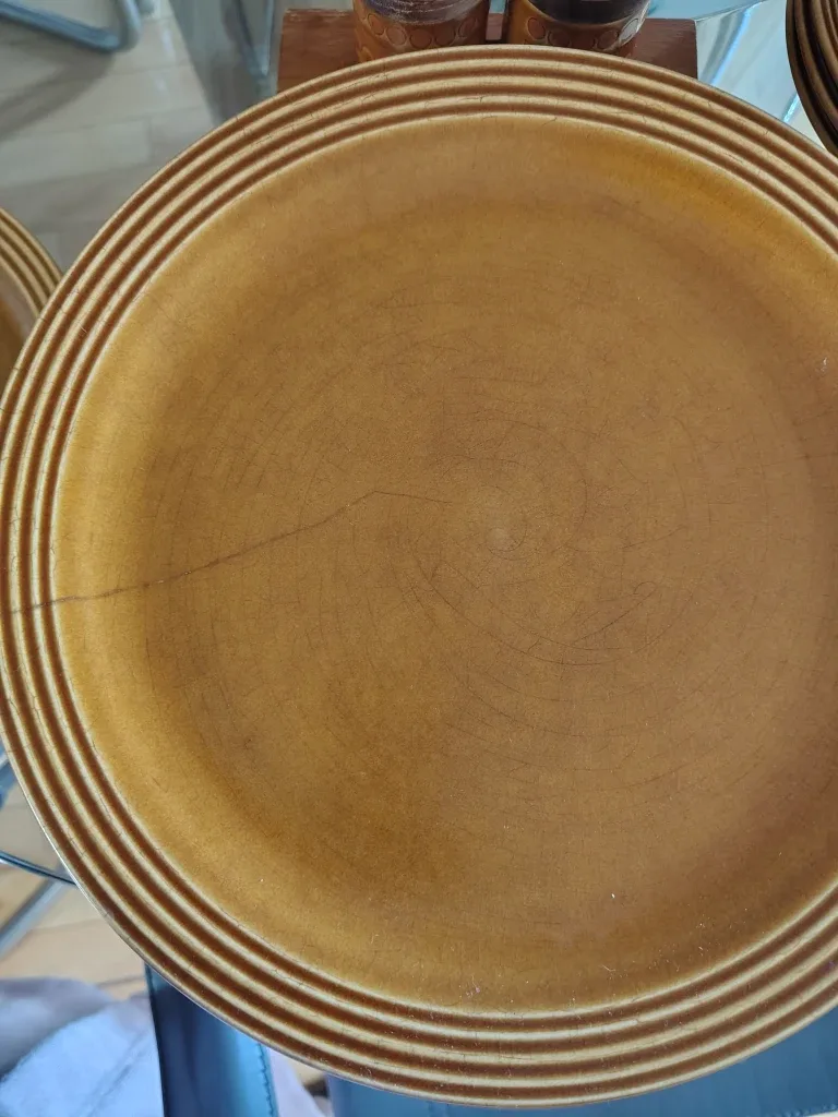 Vintage 1970s Hornsea England Saffron Dinnerware - 27 Piece Lot image indicator(3)