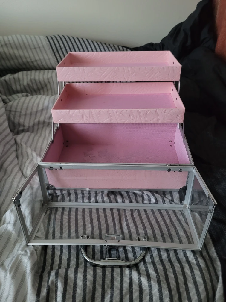 Pink Makeup Organizer Box - photo 5