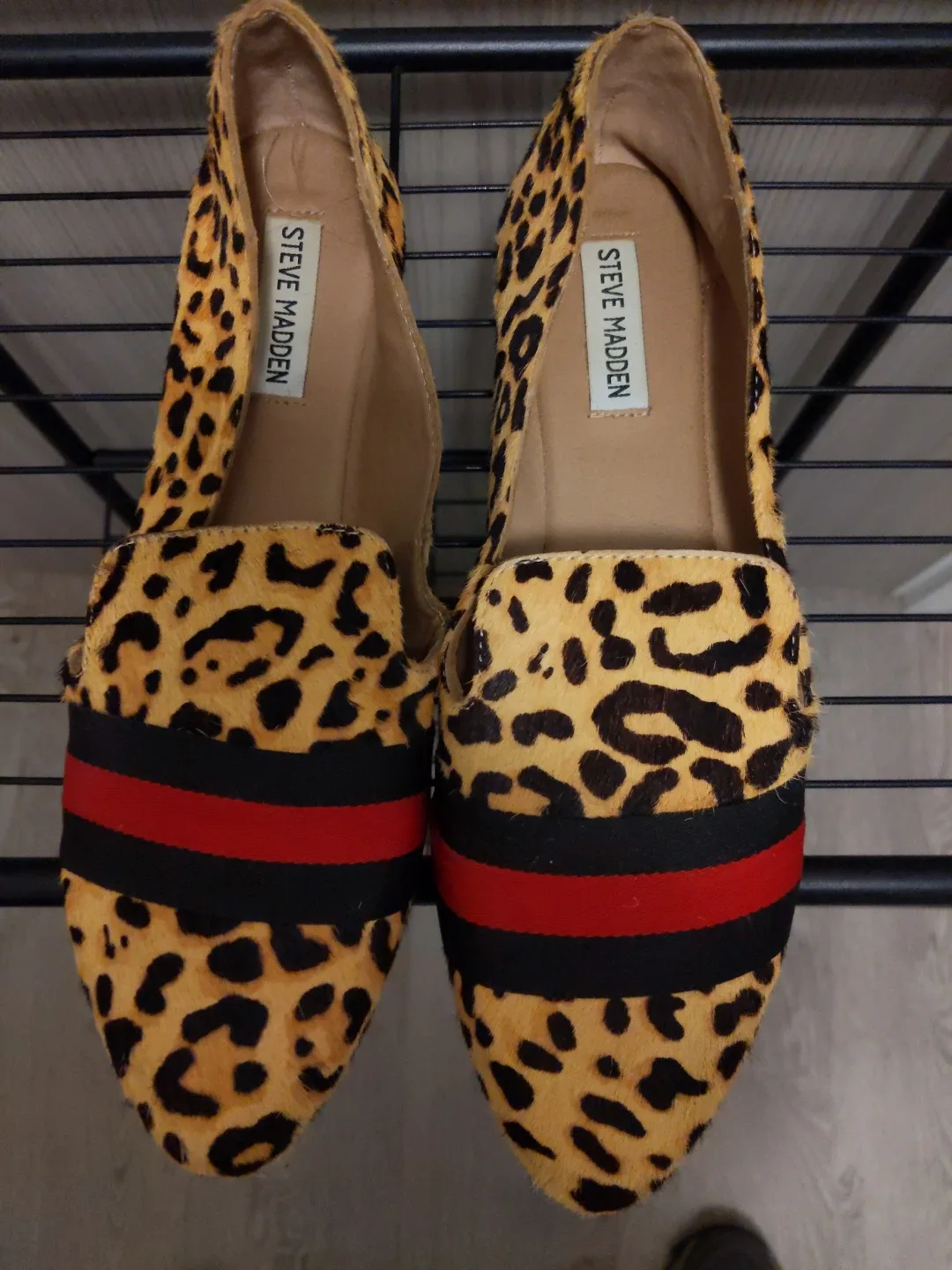 Steve Madden NEMA Leopard Print Flats - Size 10