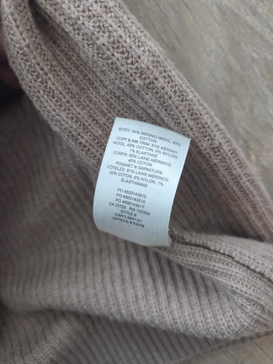 Aritzia, Babaton Merino Wool Sweater Vest - 2XS image indicator(3)