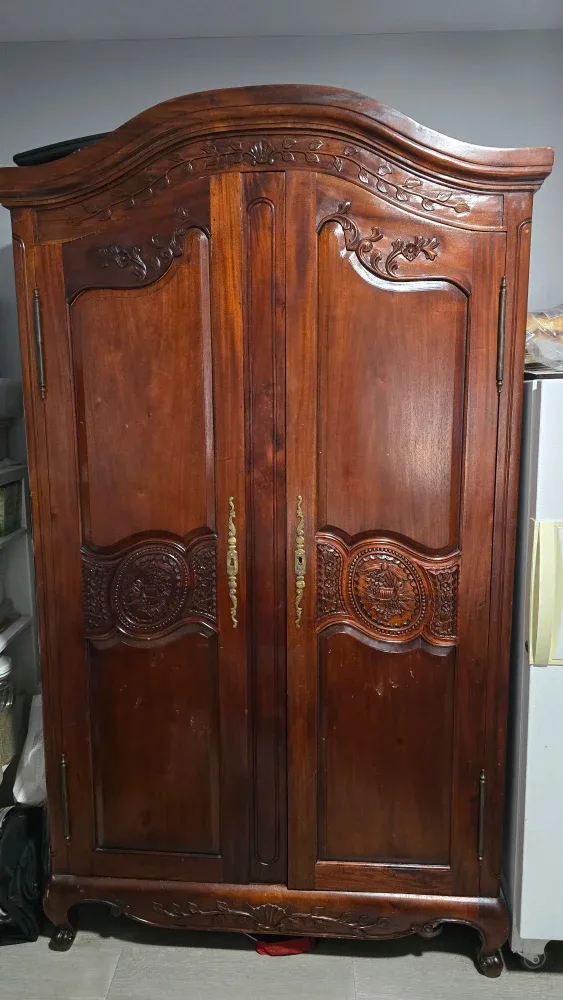 Antique Wooden Armoire image indicator(2)
