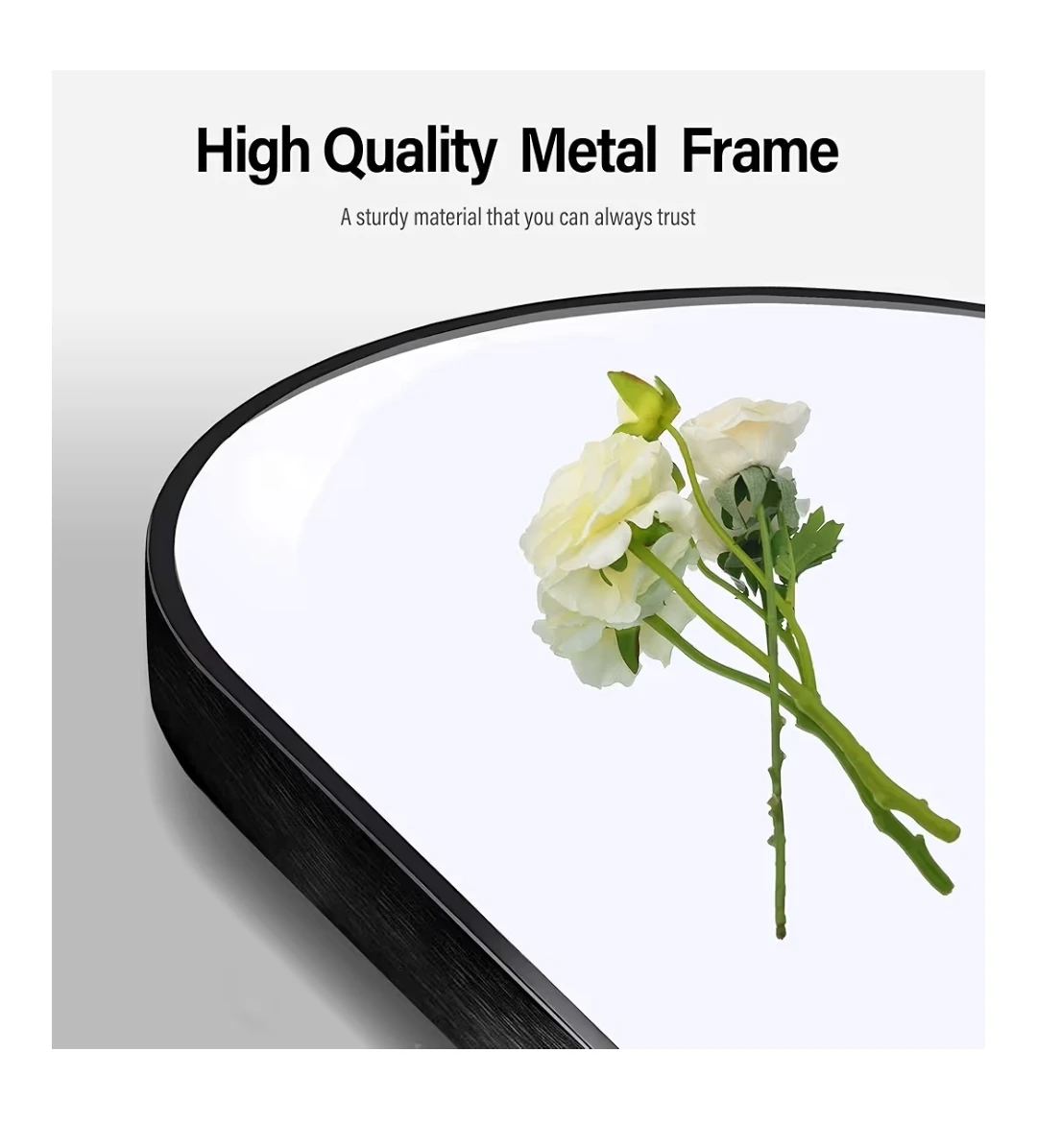 Black Arched Full Length Mirror (24" x 65") - photo 4