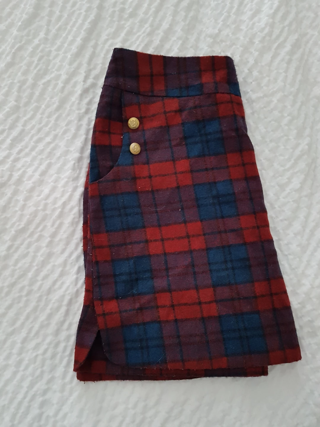 Tartan Plaid Mini Skirt Size Small - photo 3