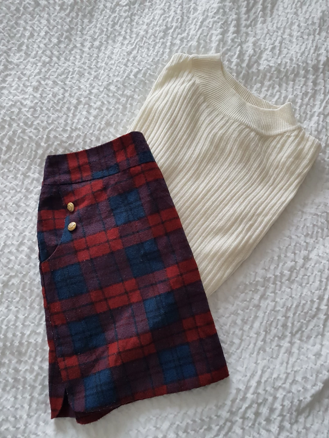Tartan Plaid Mini Skirt Size Small - photo 5