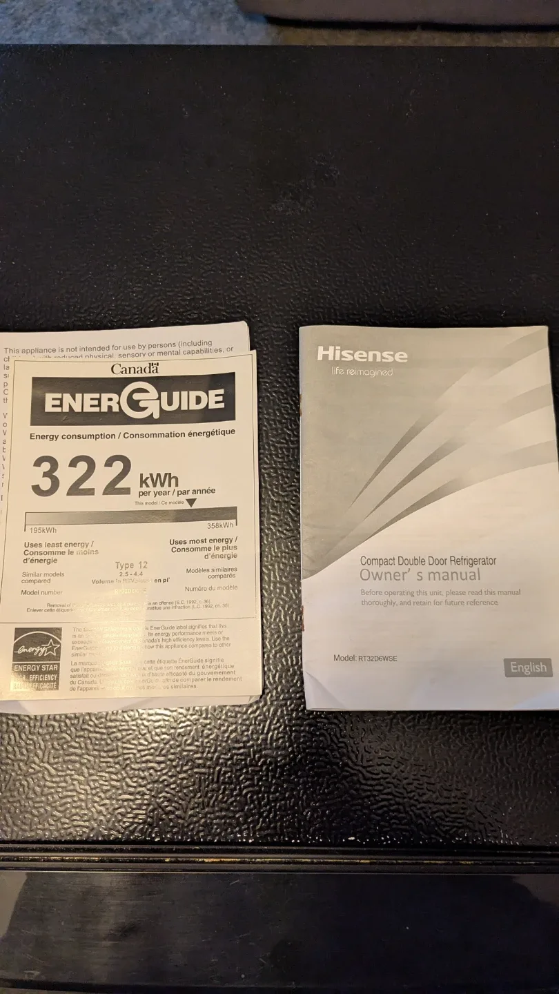 Hisense Compact Double Door Refrigerator RT32D6WSE image indicator(5)