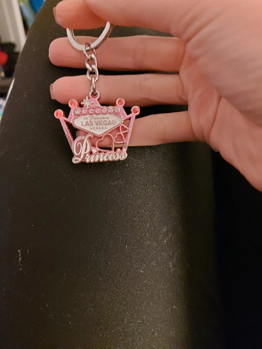 Las Vegas Princess Keychain