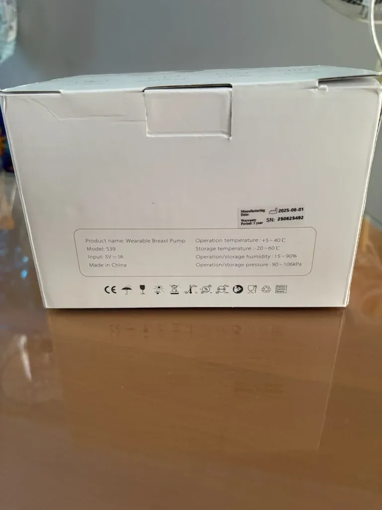 Wearable Breast Pump S39 - New in Box image indicator(3)