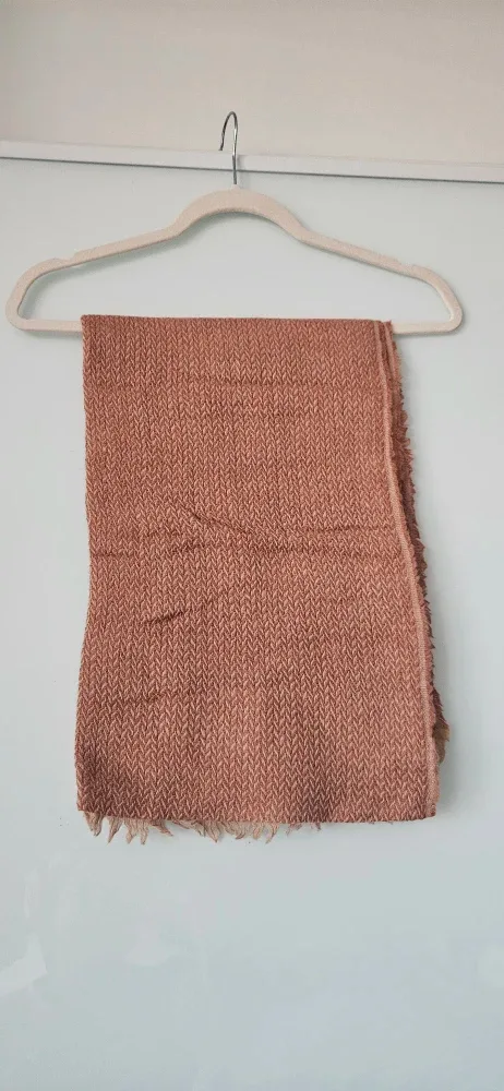 Brand new Woven Scarf - Salmon Colour, very soft