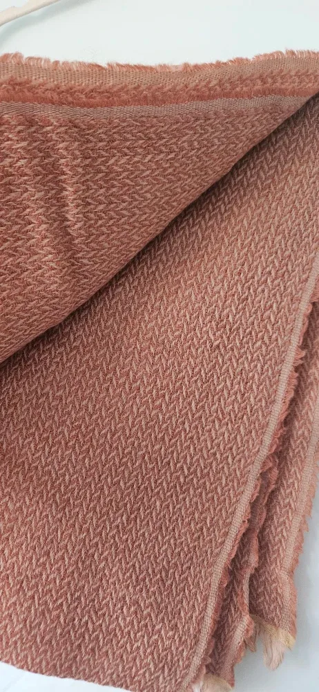 Brand new Woven Scarf - Salmon Colour, very soft image indicator(2)