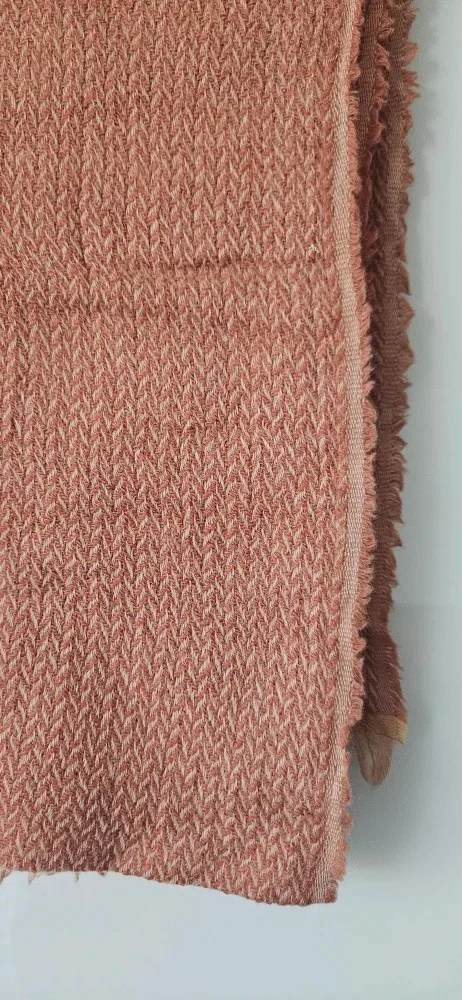Brand new Woven Scarf - Salmon Colour, very soft image indicator(3)