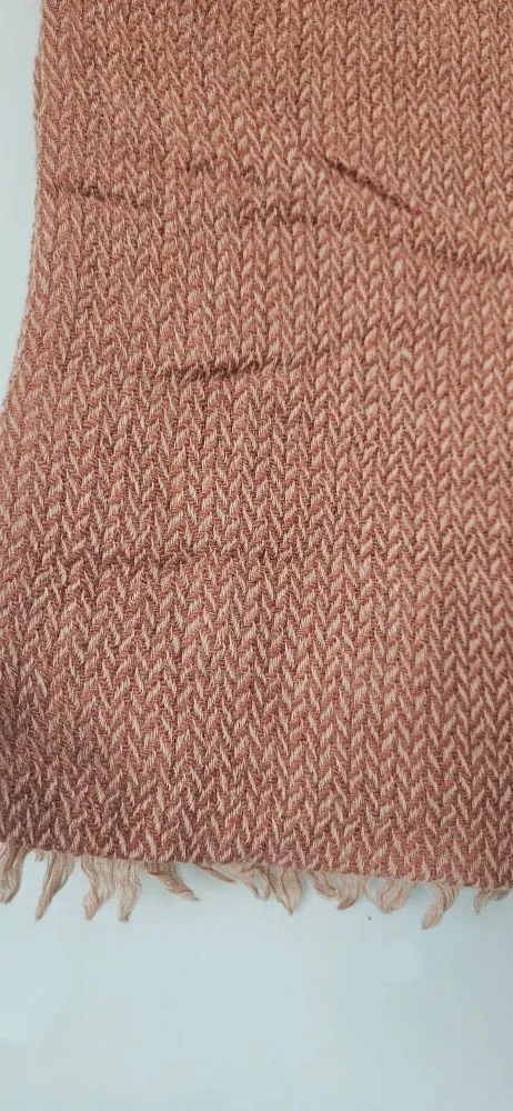 Brand new Woven Scarf - Salmon Colour, very soft image indicator(4)