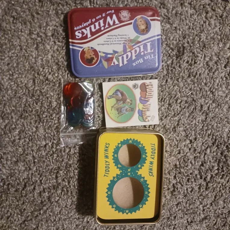 Tiddly Winks Tin Box Game image indicator(2)