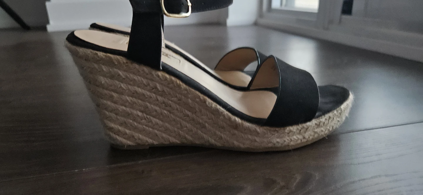 Primark Black Wedge Sandals - Size 7.5 - photo 5