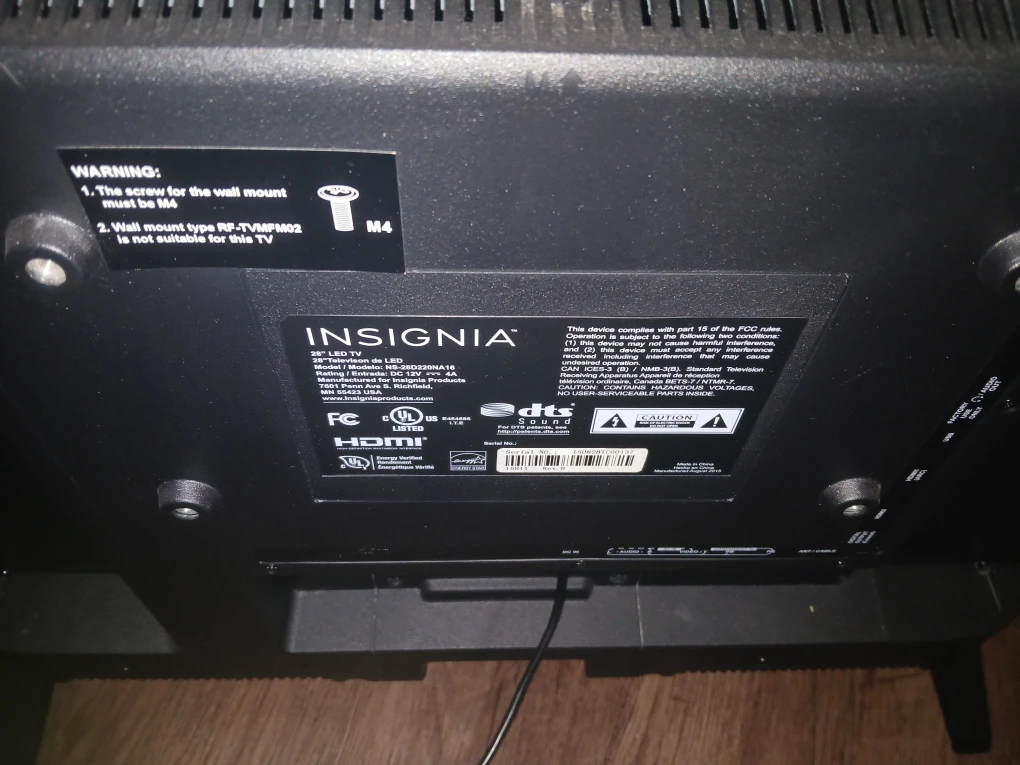 Insignia 39" LED TV NS-39D310NA16 - photo 5