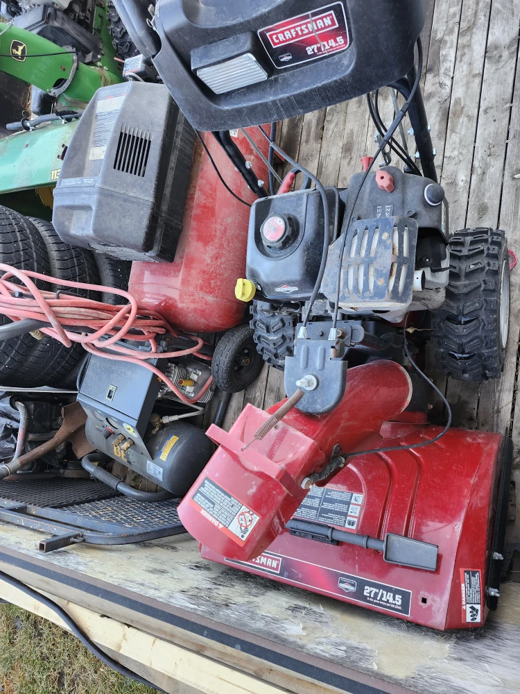 Craftsman 33 Gal Air Compressor & Snowblower - photo 3