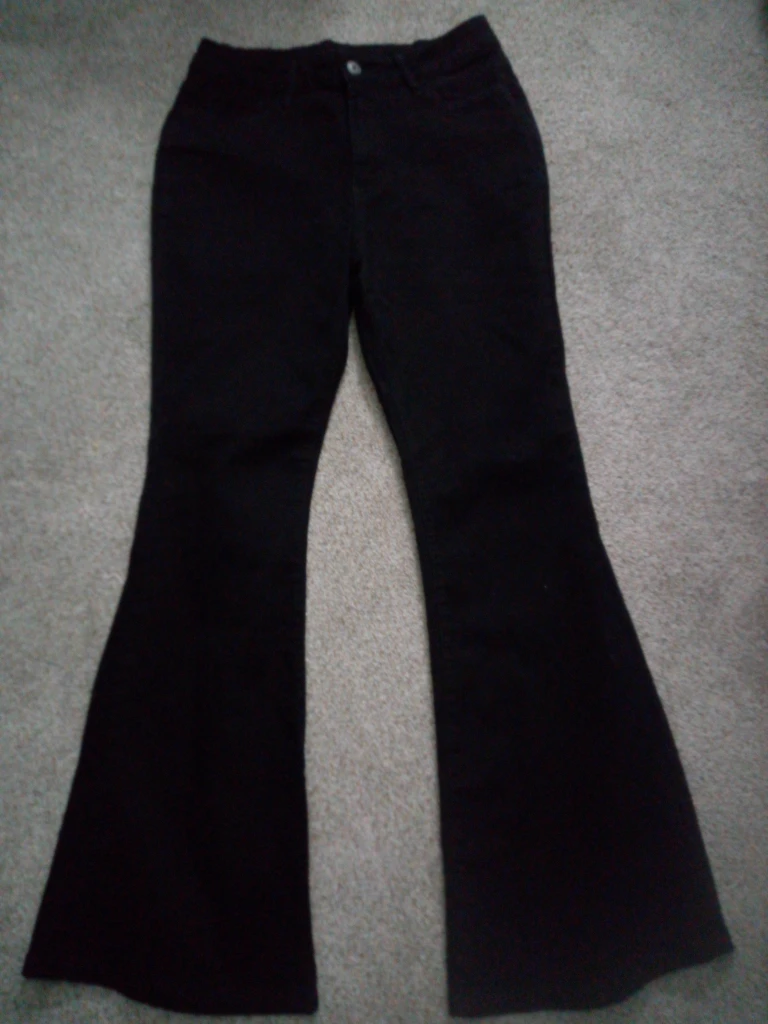 Black Flare Jeans