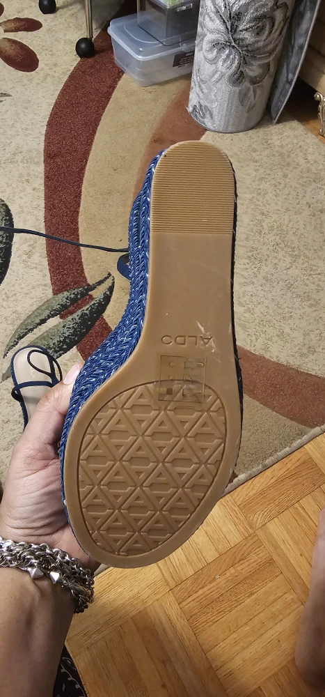 Aldo Blue Wedge Sandals - photo 2