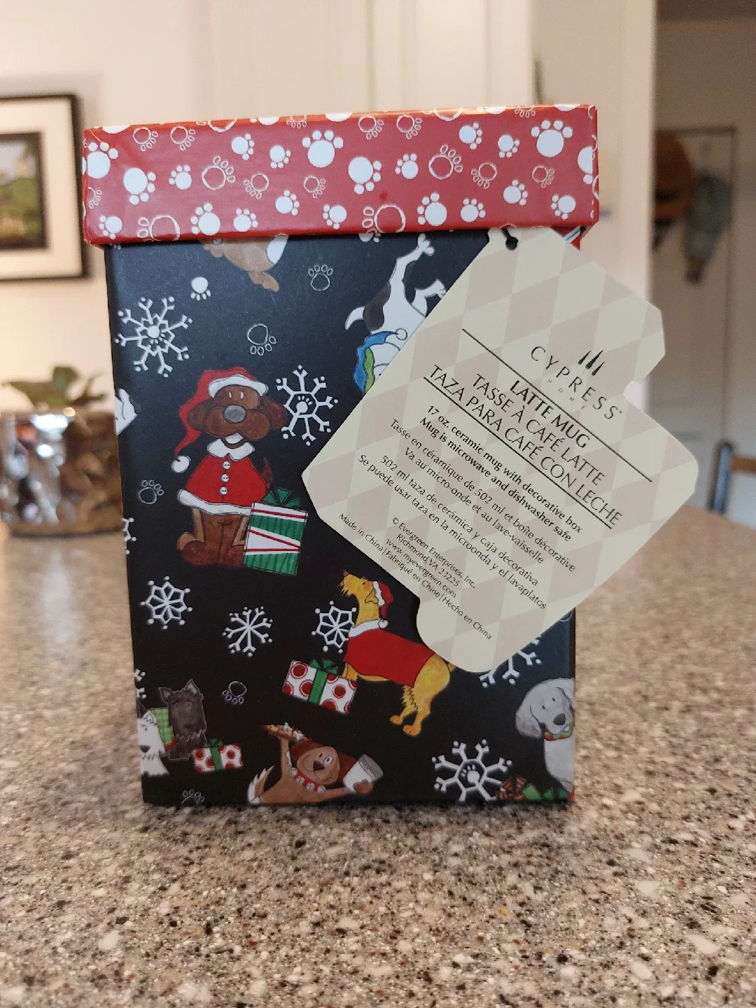 Cypress Home Christmas Latte Mug with Decorative Box image indicator(2)