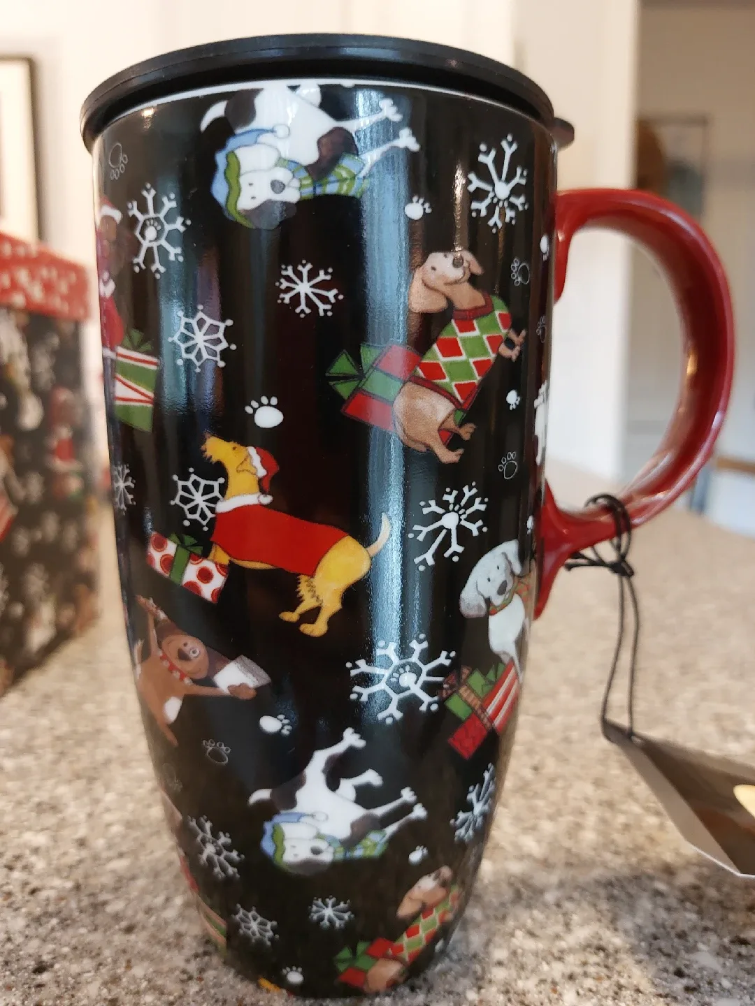 Cypress Home Christmas Latte Mug with Decorative Box image indicator(3)