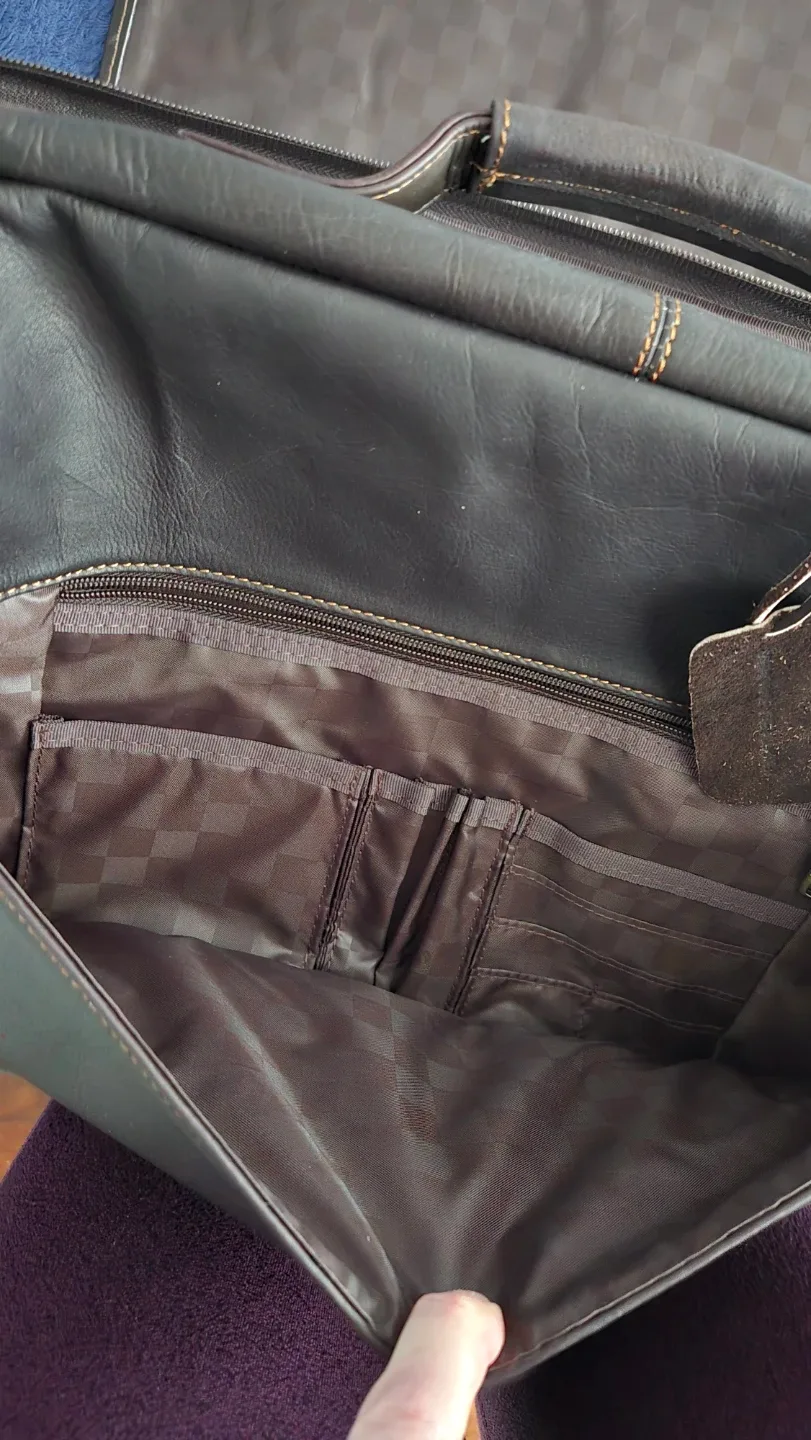 Samsonite Leather Laptop Bag image indicator(5)