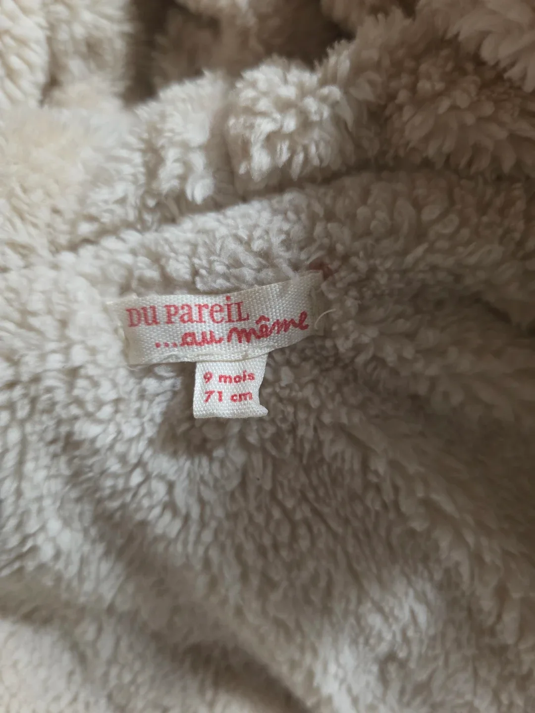 Du Pareil au Même 9 Months Baby Snowsuit image indicator(5)