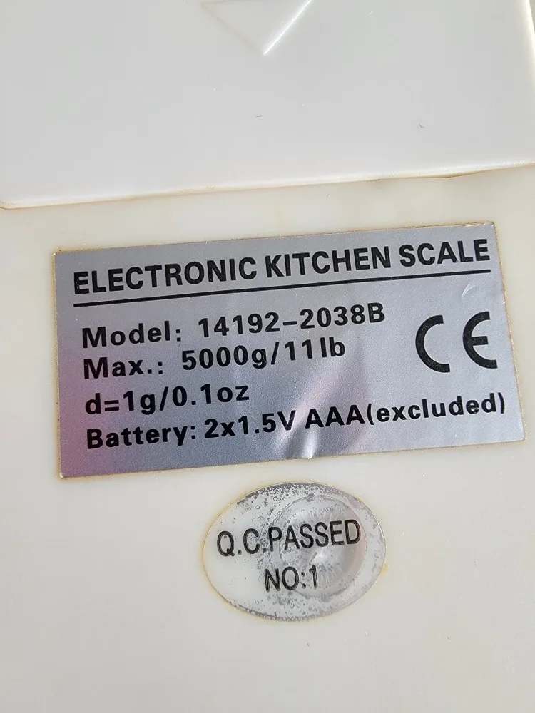 Electronic Kitchen Scale image indicator(2)