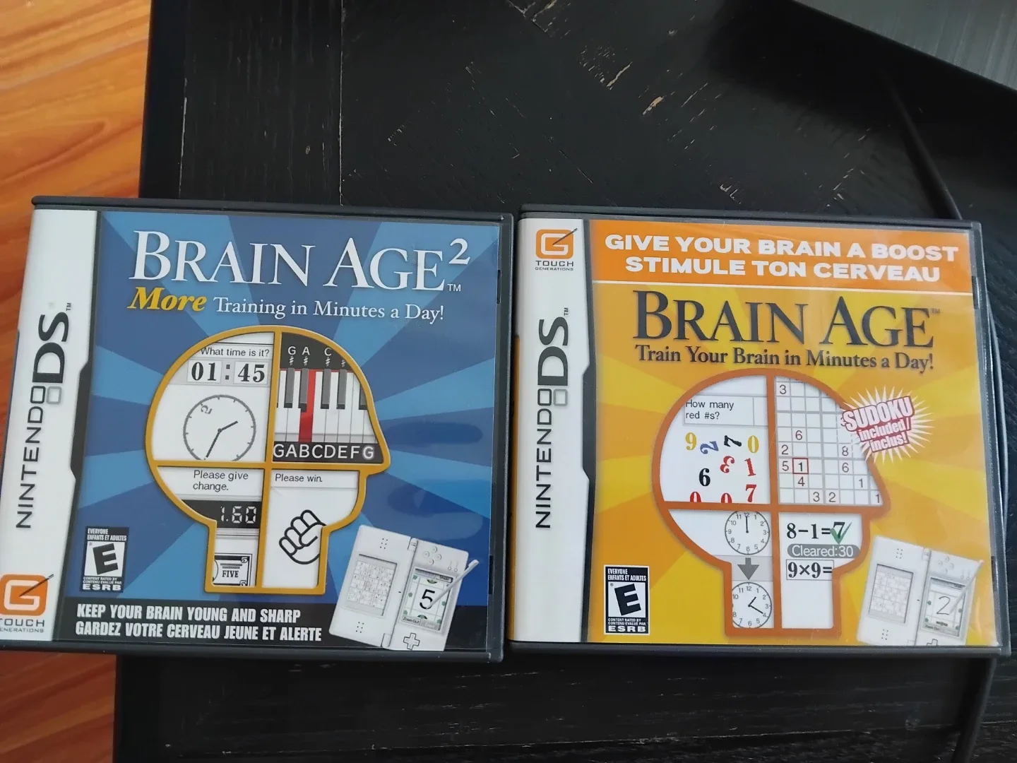 Nintendo DS Brain Age & Brain Age 2 Games thumbnail