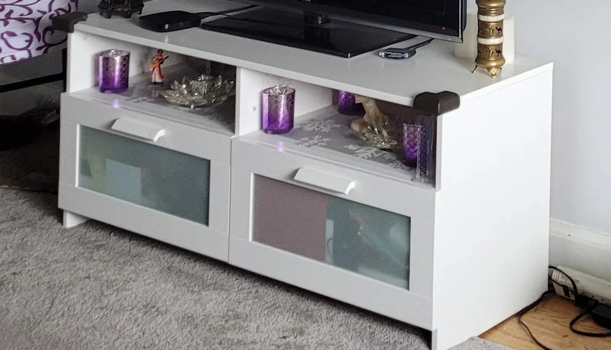 Ikea White TV Stand