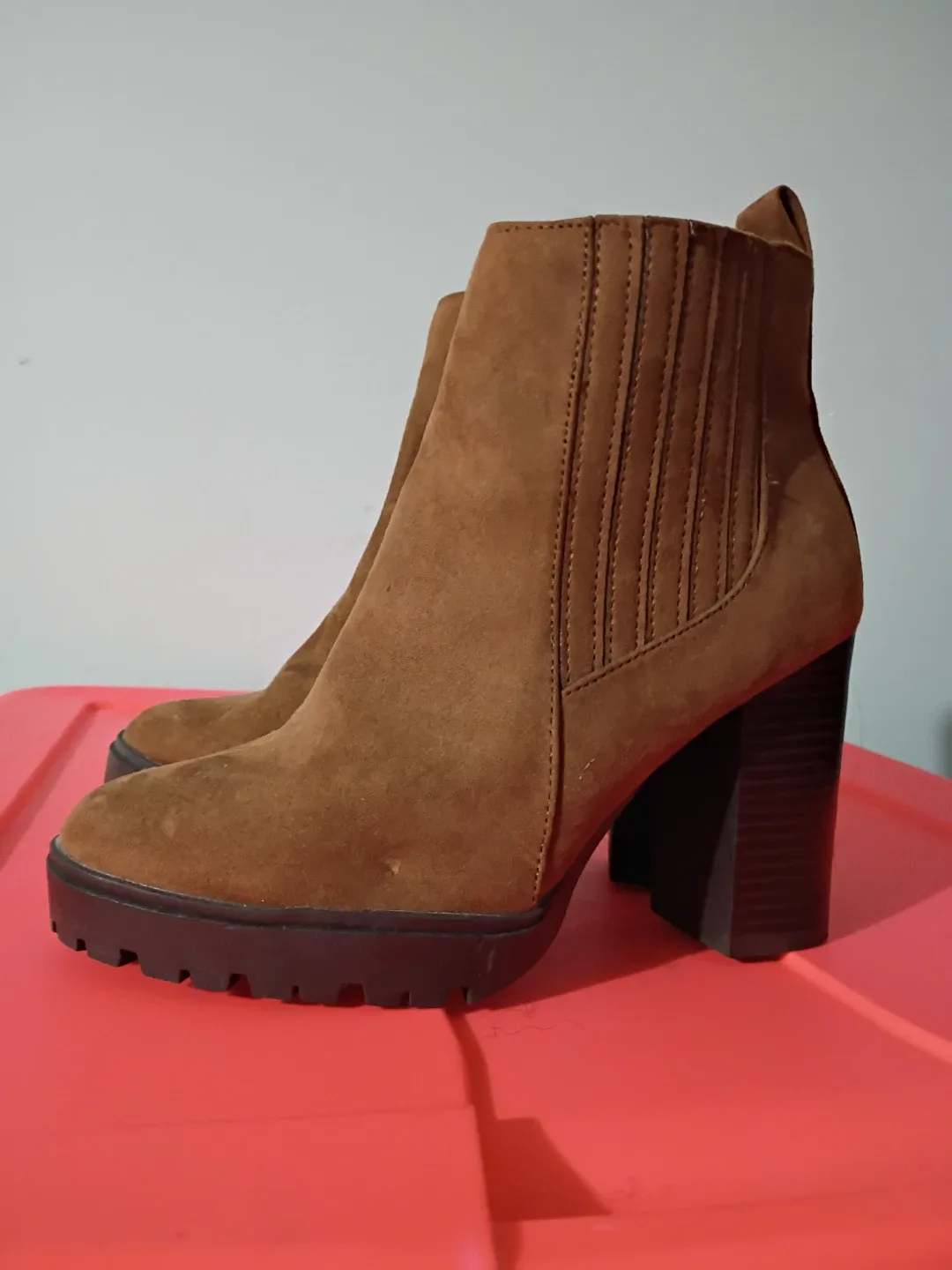 Brown 4.5 inch Primark Heels Size 7 - 7.5