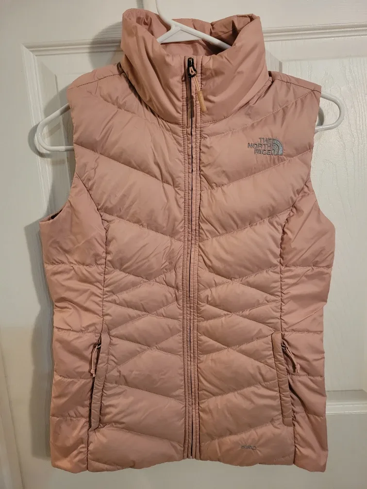 The North Face 550 Down Vest - Pink Size XS
