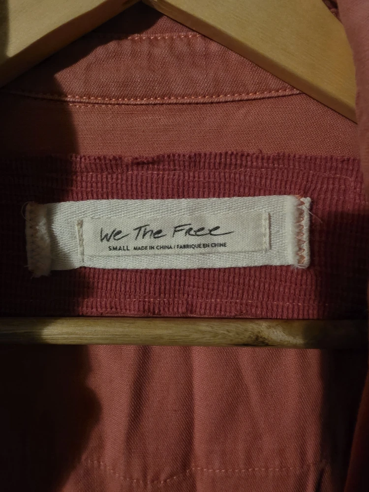 Free People- We The Free Ruffled Western Shirt - Size Small - photo 5