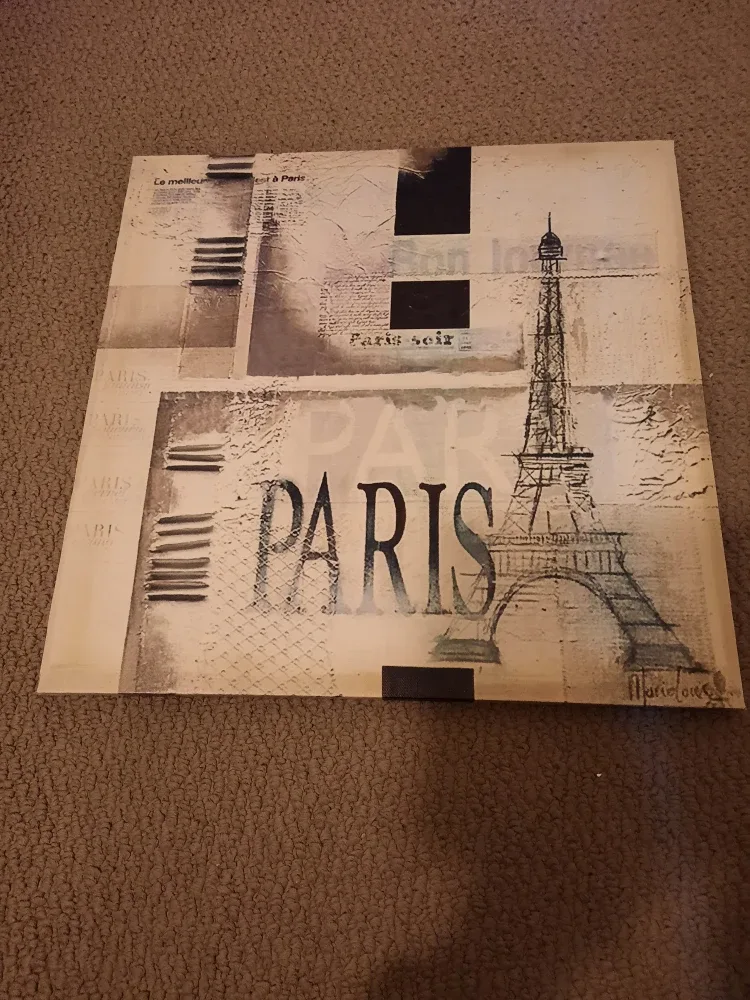 Set of 3 Vinyl Canvas Wall Art Prints 16”x16” image indicator(3)