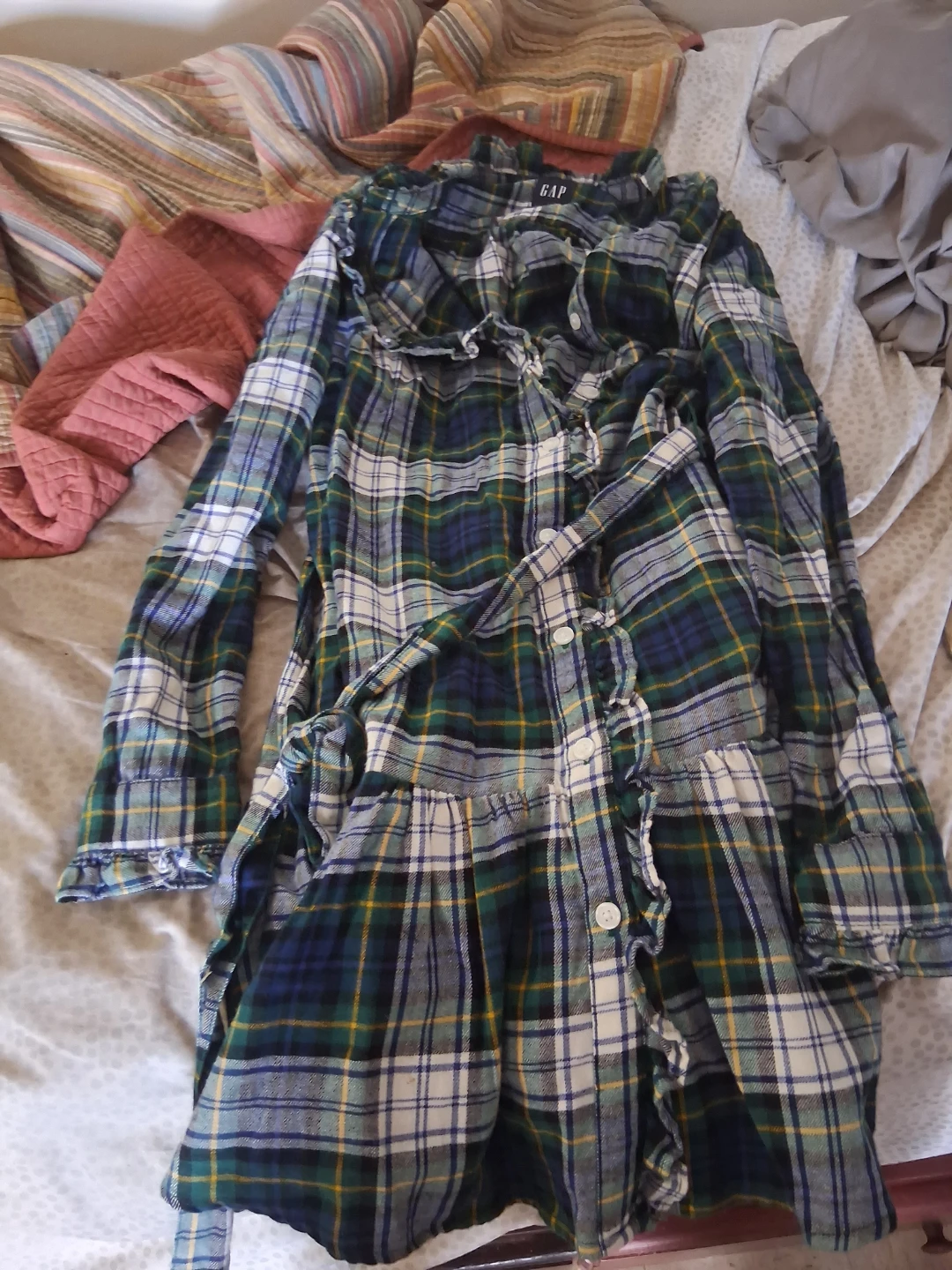 GAP Plaid Flannel Dress