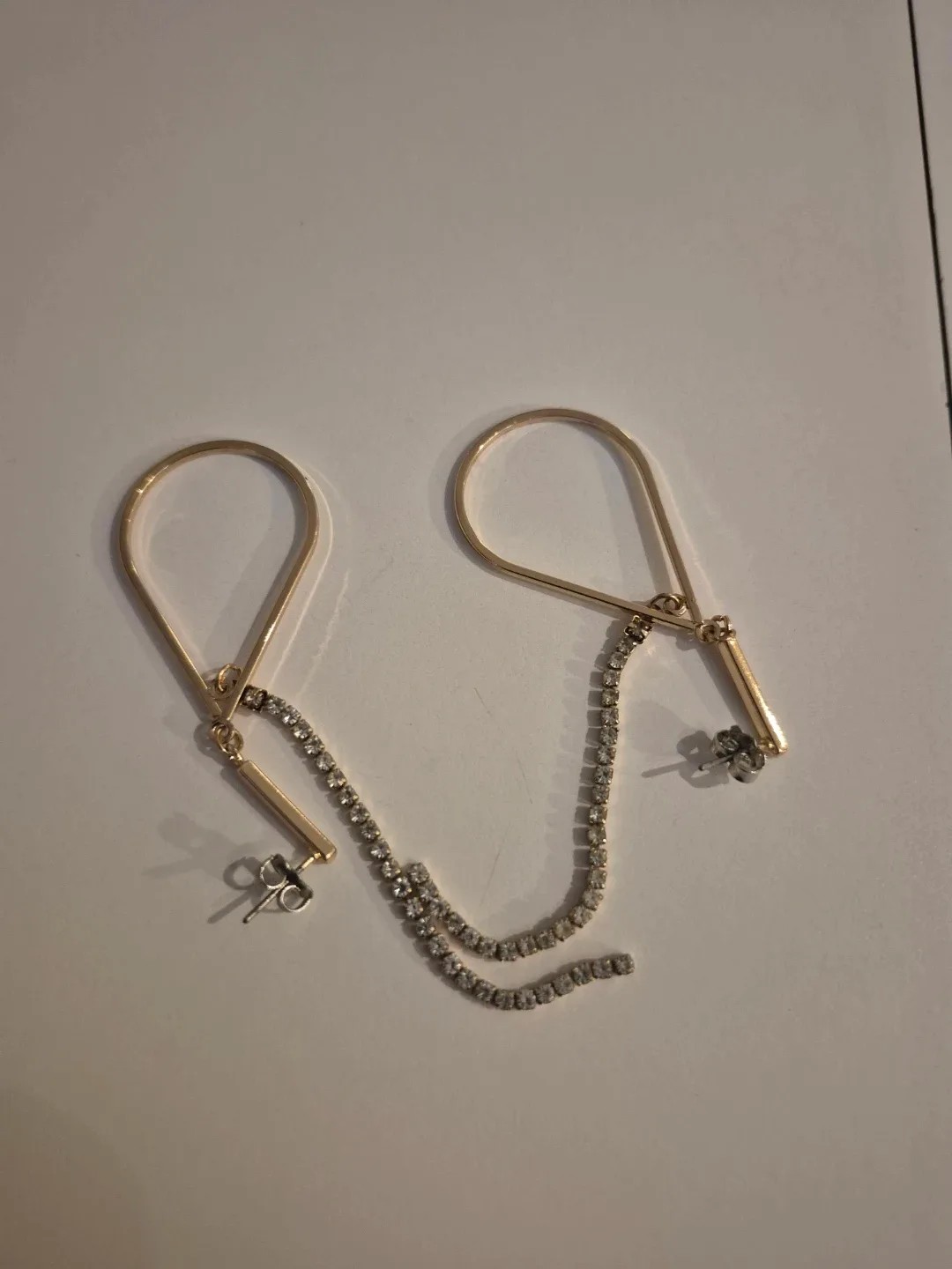 Gold Tone Dangle Earrings