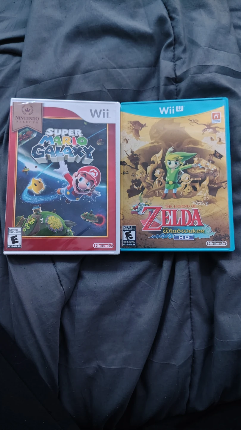 Super Mario Galaxy (Wii) & Zelda Wind Waker HD (Wii U)