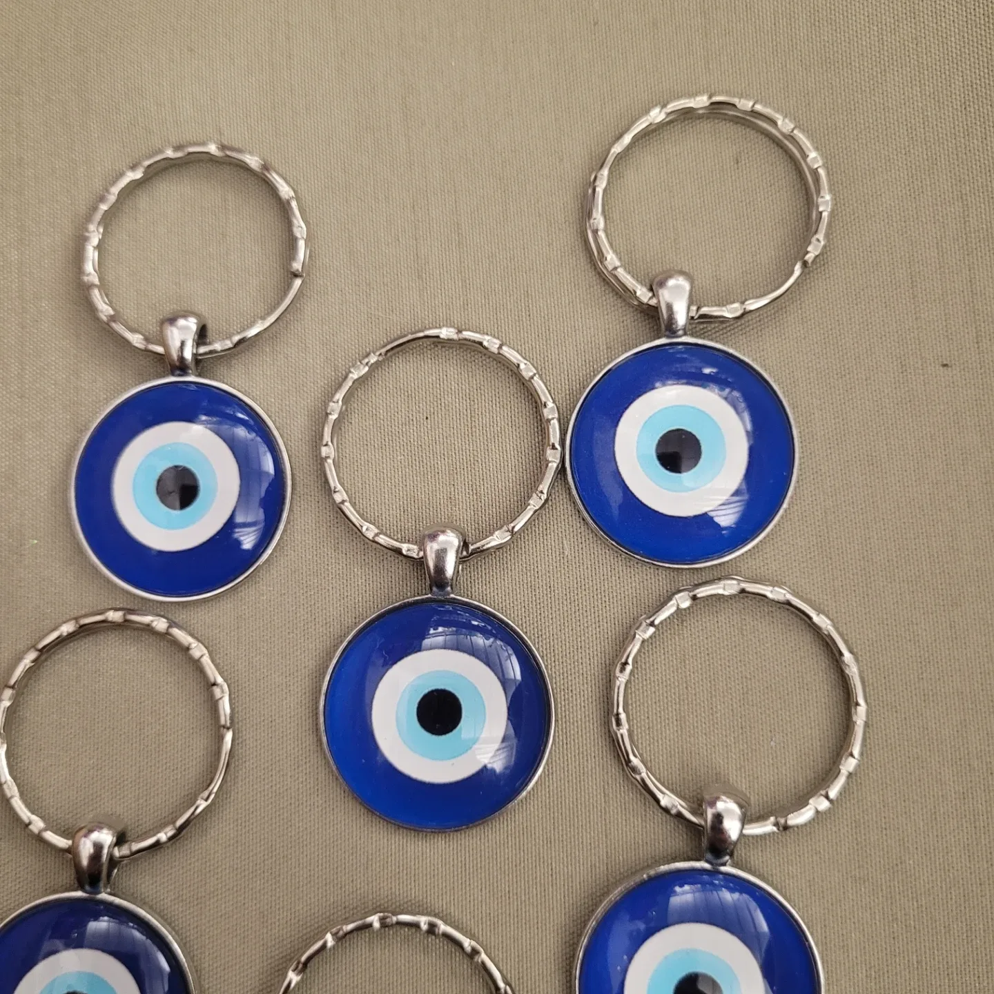 Evil Eye Keychains Brand New without Tags 3.00 or 2 for 5.00 image indicator(2)