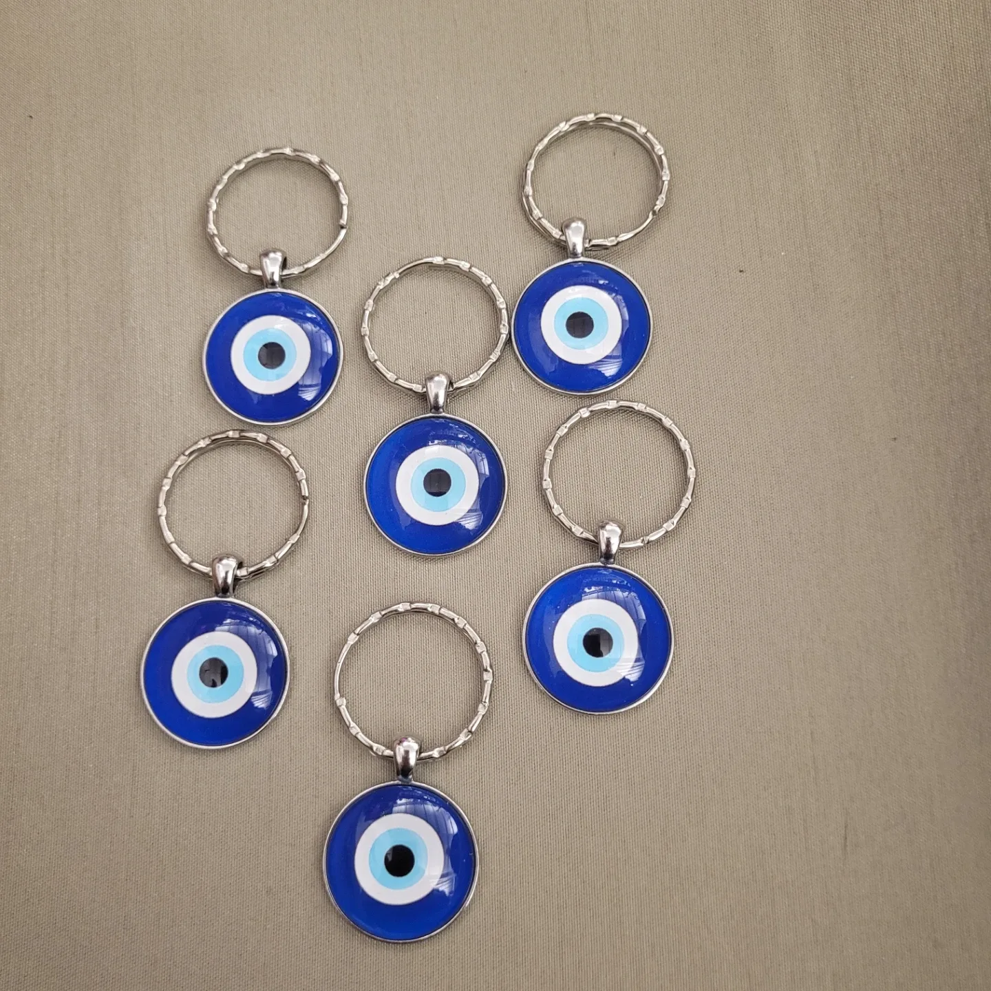 Evil Eye Keychains Brand New without Tags 3.00 or 2 for 5.00 image indicator(3)