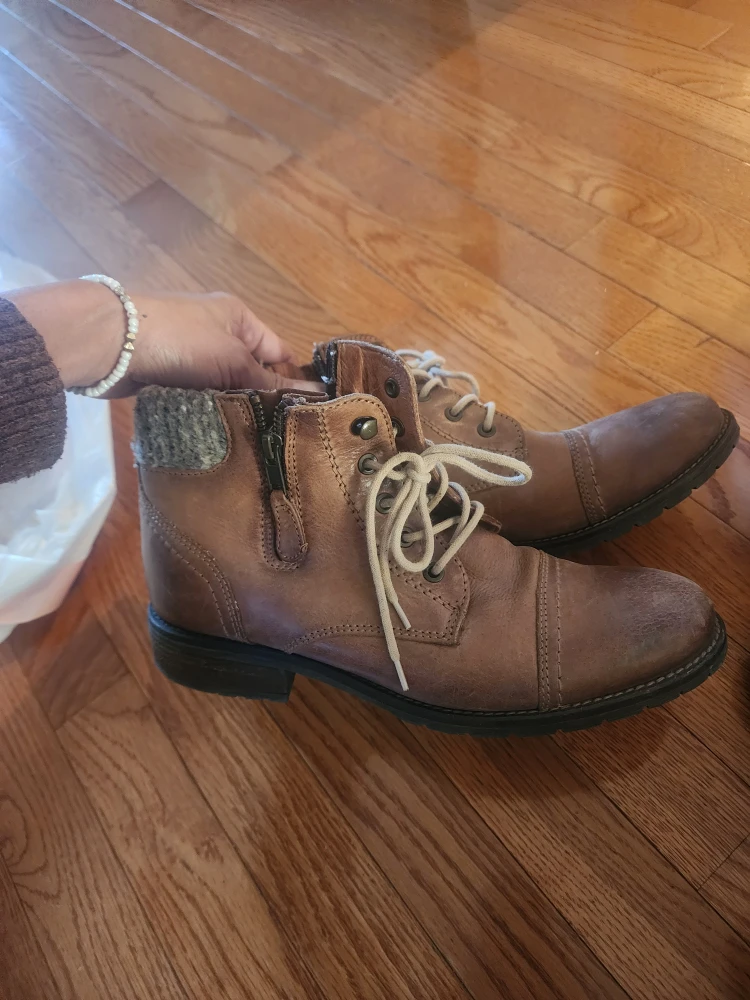Steve Madden Alice Cognac Leather Boots - Size 10 - photo 2