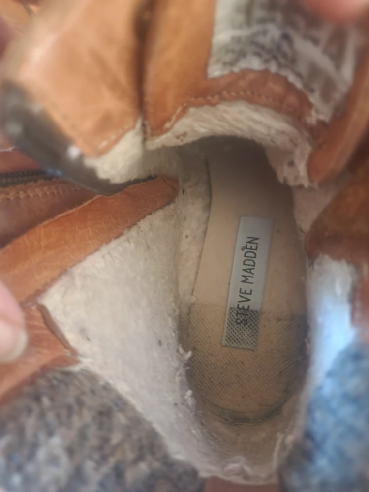 Steve Madden Alice Cognac Leather Boots - Size 10 - photo 4
