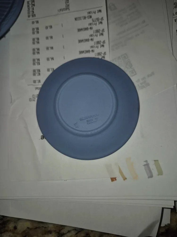 Wedgwood Blue Jasperware Plate