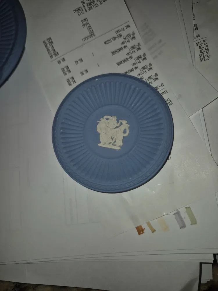 Wedgwood Blue Jasperware Plate image indicator(2)