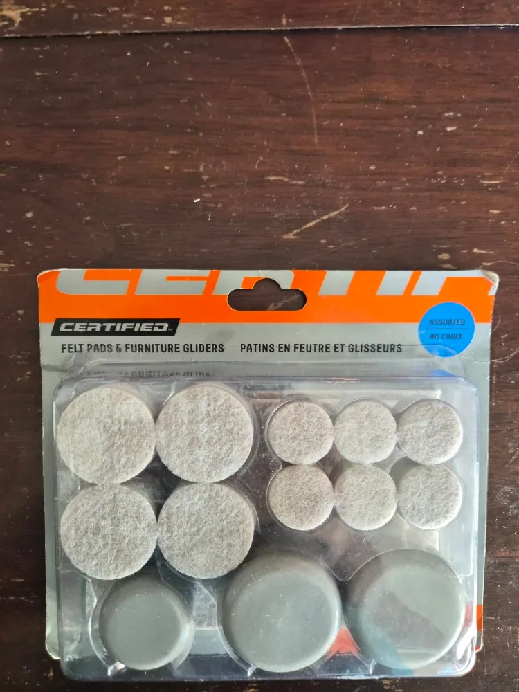 Certified Felt Pads & Furniture Gliders - Assorted