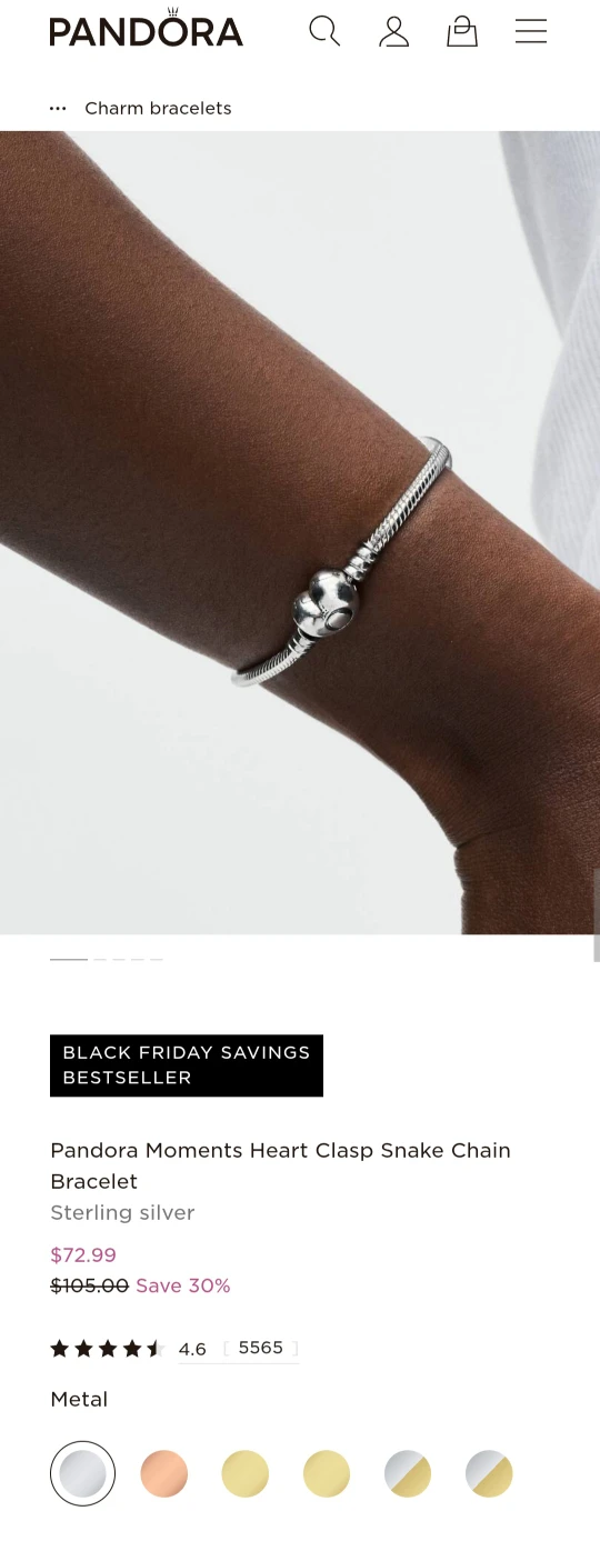 Pandora Charm Bracelet - photo 5