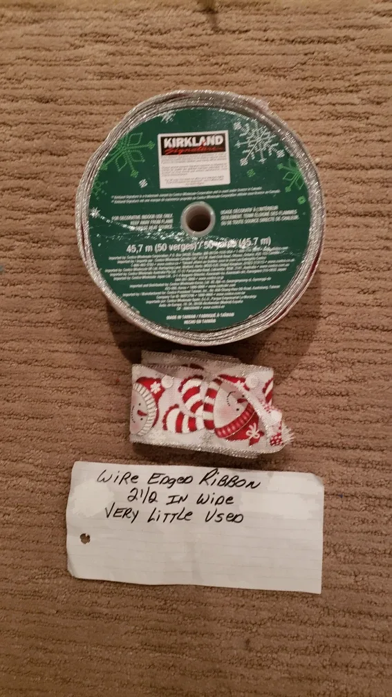 20 Christmas Tree Ornaments and Ribbon $3 each or take all $50. image indicator(8)