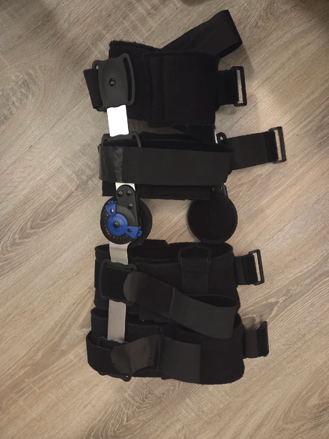 Hinged Knee Brace ROM Post Op Knee Immobilizer Adjustable Knee image indicator(3)